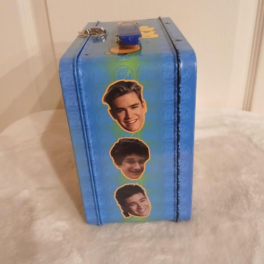 Vintage Y2K 2003 Saved By The Bell "Beef Cakes" Metal Tin Lunch Box - Picture 4 of 8